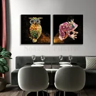 Декоративная сова, лягушка, планета для спальни