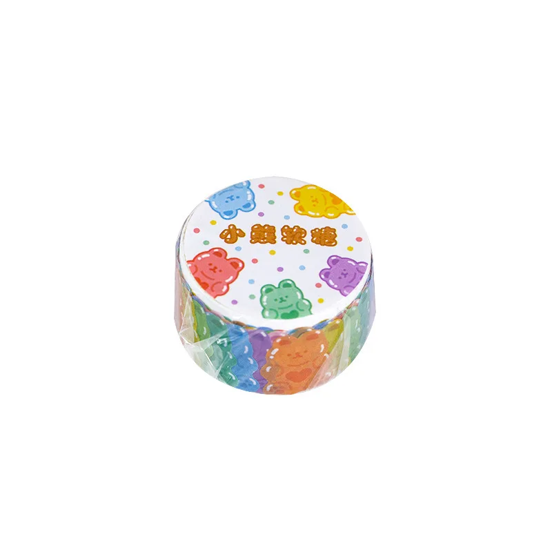 

100 Pcs/roll Creative Flower Petal Animals Washi Tape Masking Tape Decorative Decals Diy Petal Stickers for Scrapbooking Diary
