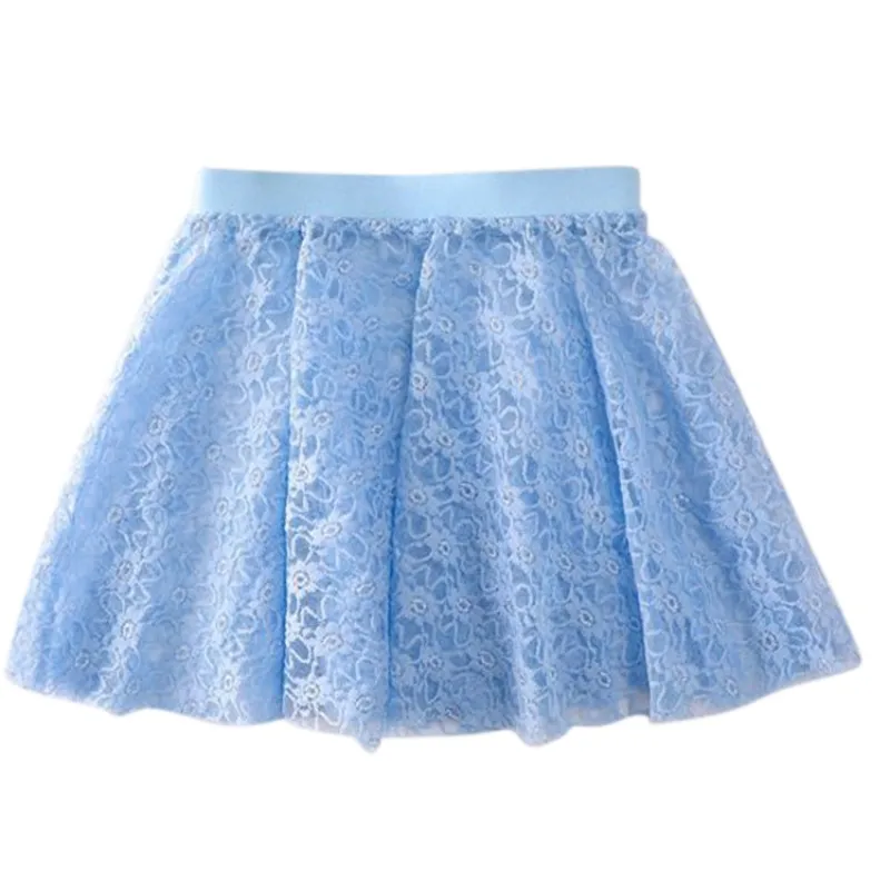 Женская юбка для танцев YKids латиноамериканских мягкая кружевная в сдержанном