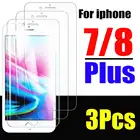 3 шт. защитное стекло на iphone 7, 8, 6, 6 s, Plus, экрана мобильного телефона для iphone7 7plus iphone 8plus iphone8 глас aifone 6 s Чехол-броня
