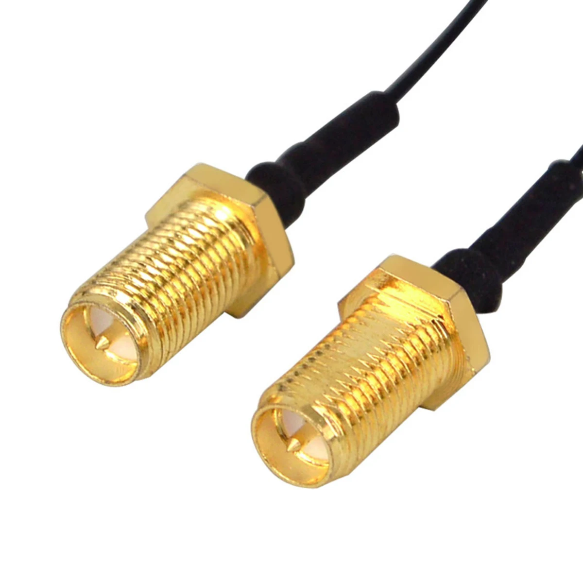 

4PCS 2.4GHz 3dBi RP-SMA Wifi Antenna&IPX/U.Fl Pigtail Cable For Mini PC PCI Card RP SMA Male (Female Pin) Connector Black ABS
