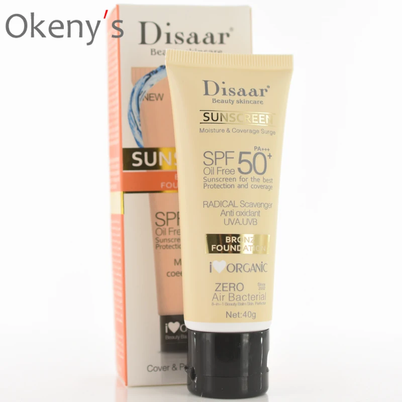 Солнцезащитный отбеливающий крем Disaar 40 г солнцезащитный для лица и тела