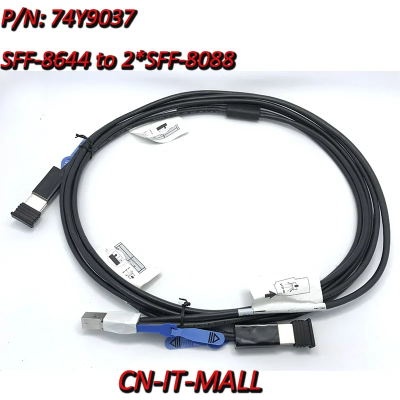 

New SAS Cable SFF-8644 to SFF-8088 3M 74Y9037 R0021