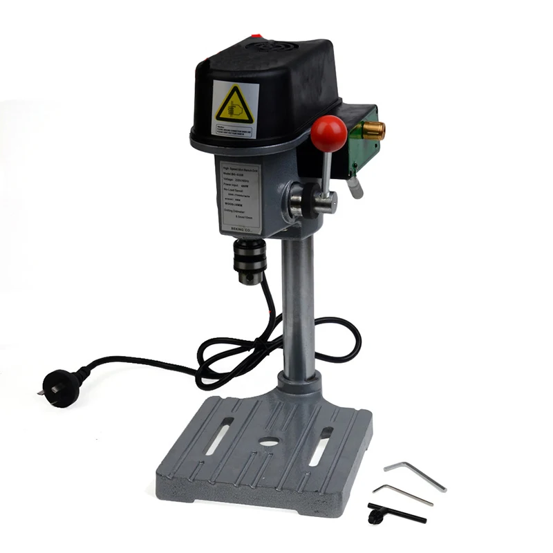 Upgrade High-power Household Drill Machine 222 Small High-speed Bench Drills Multifunction Precision Drilling Machine 220V