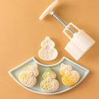 Форма moonторт 50 г75 г, Ручной пресс moonторт, штампы, форма, пластиковый материал, луна, торт, форма тыквы, Прямая поставка