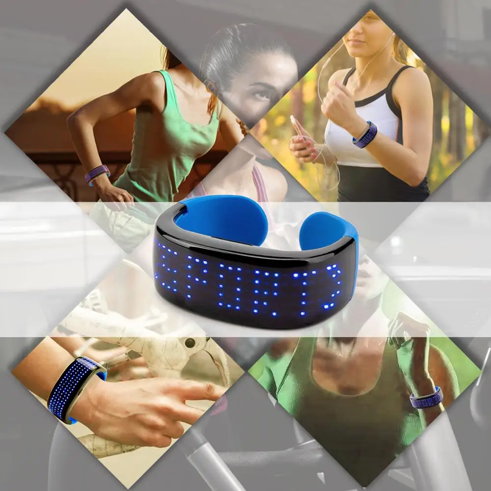 

Luminous Bracelet Glow In The Dark Luminous Bracelet with LED Lights for Party Luminous Wristband Led Bangle Party Supplies