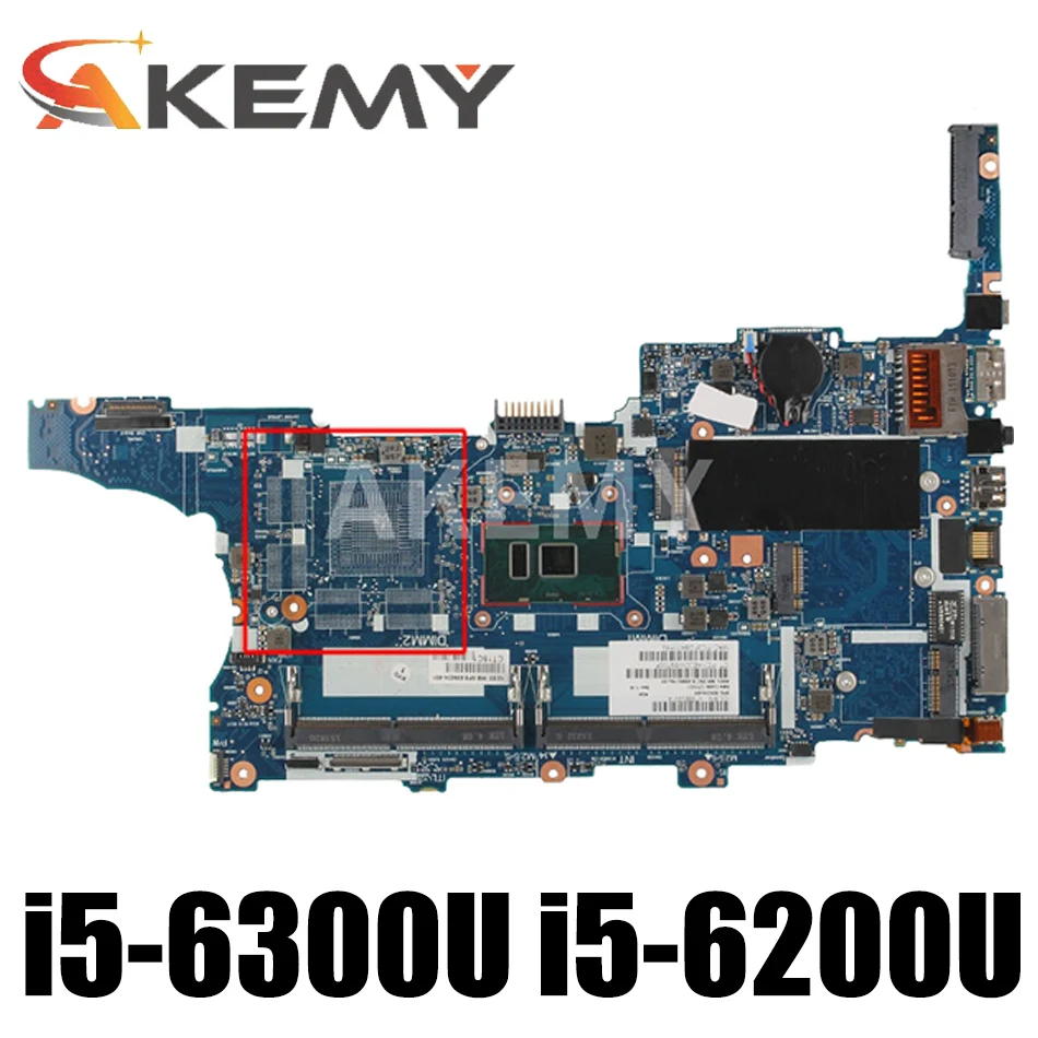 

Akemy 918313-601 918313-001 For HP EliteBook 840 G3 15U-G3 Laptop Motherboard 6050A2892401-MB-A01 i5-6300U i5-6200U CPU