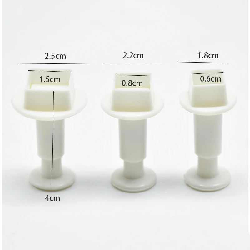 3 шт./компл. Инструменты для торта Плунжерные ножи тортов инструменты украшения