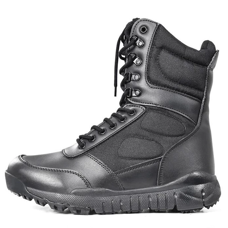 Мужские походные ботинки легкие дышащие тактические боевые ботильоны для отдыха