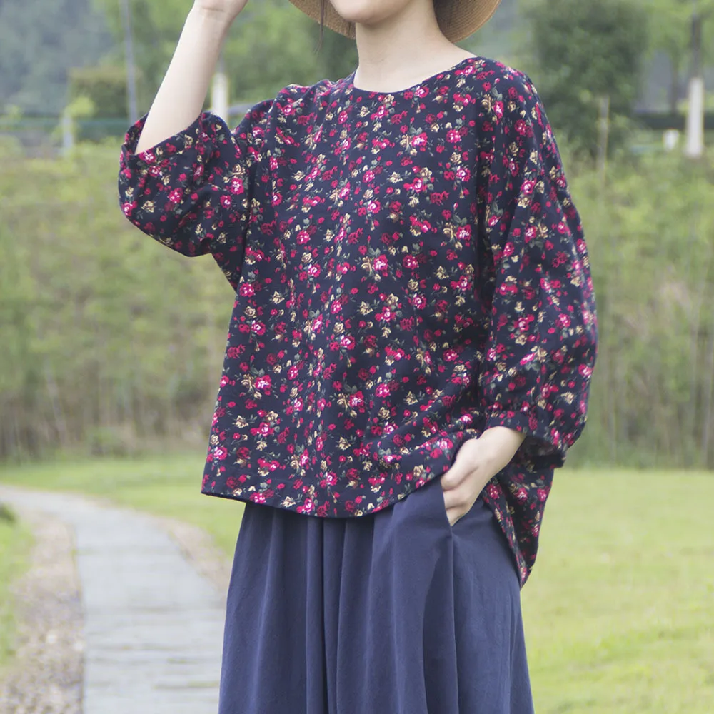

Summer Vintage Women Shirts Cotton Linen Loose Aesthetic Clothes Tshirt Tops for Women Oversized T Shirt