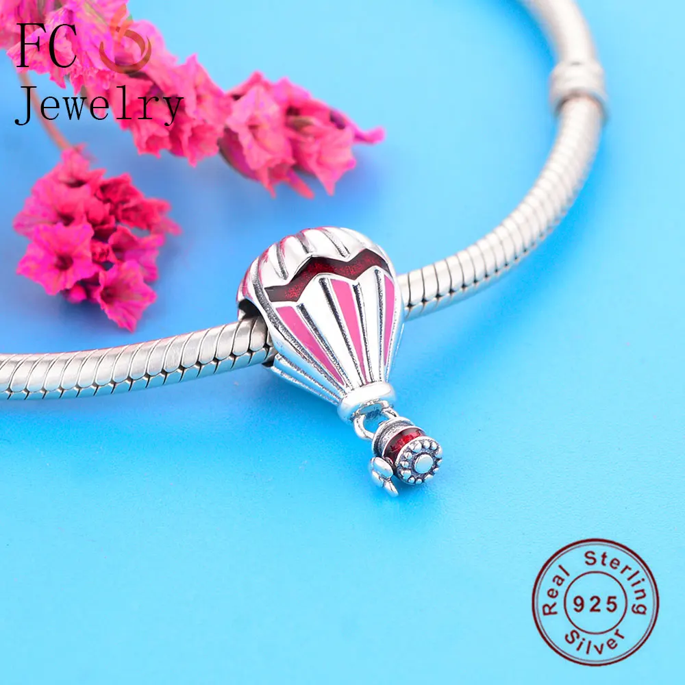 Подвеска Шарм для браслета из серебра 925 пробы в виде воздушного шара|Бусины| |