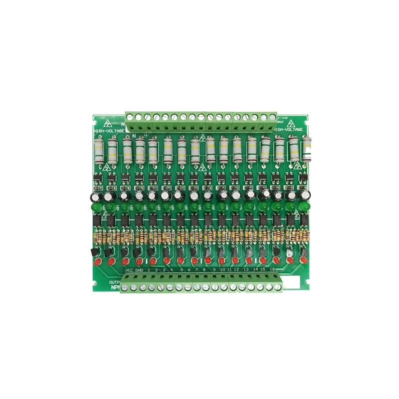 

220V Optocoupler Insulation Module/16 Channels 220V Module/Ac Power Detection/Card Geleiderail
