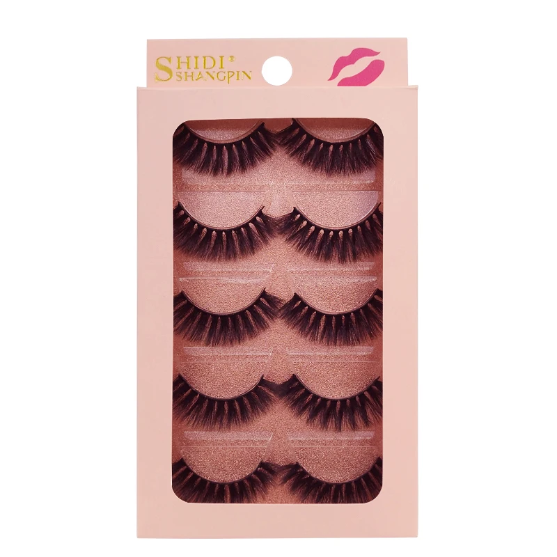 G903 YSDO Lashes 5 пар, норковые ресницы, натуральные длинные 3d норковые ресницы ручной работы, накладные ресницы, накладные ресницы для макияжа - Цвет: G903