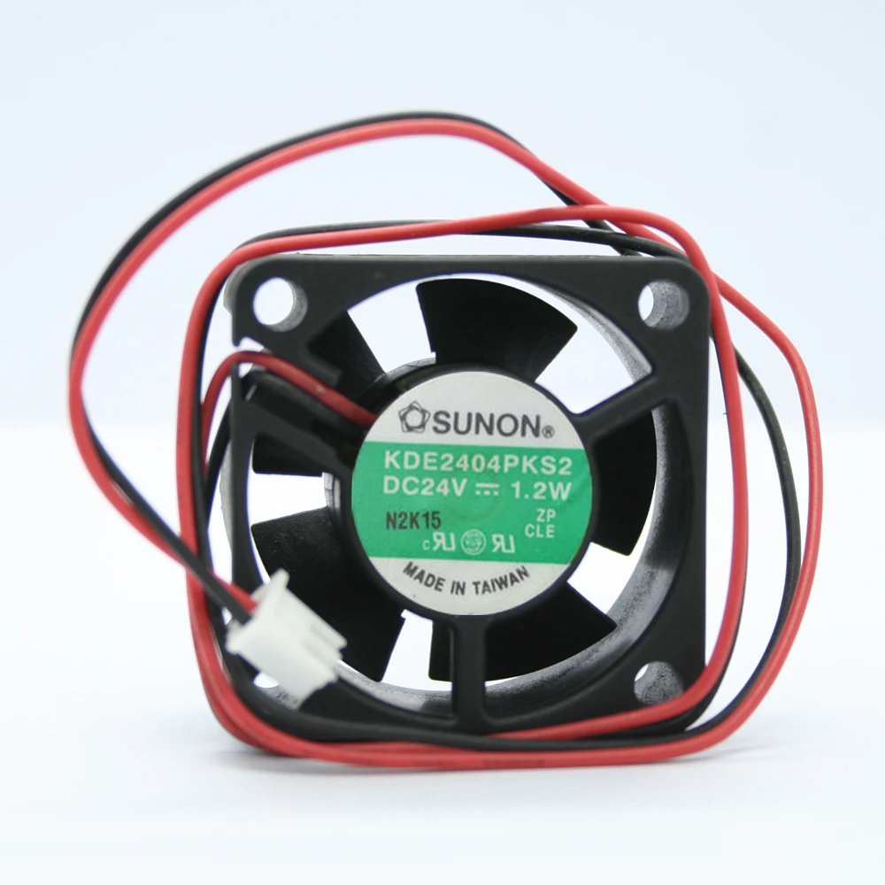 Оригинальный SUNON 4 см 40*40*20 мм KDE2404PKS2 DC 24V 1 2 W проводной Инвертор Вентилятор