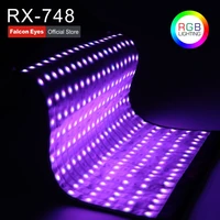 falcon eyes led rgb fotografia flexible light 300w with effect scenes mode for dslr video continuous lighting studio rx 748