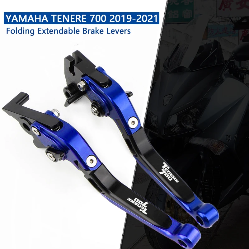 Palancas de embrague de freno ajustables cortas, piezas modificadas de alta calidad para Yamaha Tenere 700, 2019, 2020, 2021