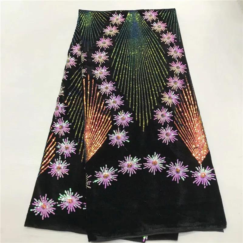 Фиолетовое новейшее нигерийское Тюлевое кружево 2020 розовая французская сетка с