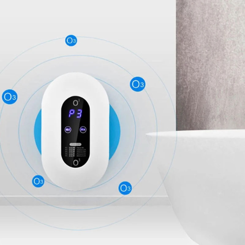 

Air Disinfection Machine Toilet Deodorizer Bathroom S-Terilization Deodorant Ozone Pet Deodorizer 110V-220V US Plug