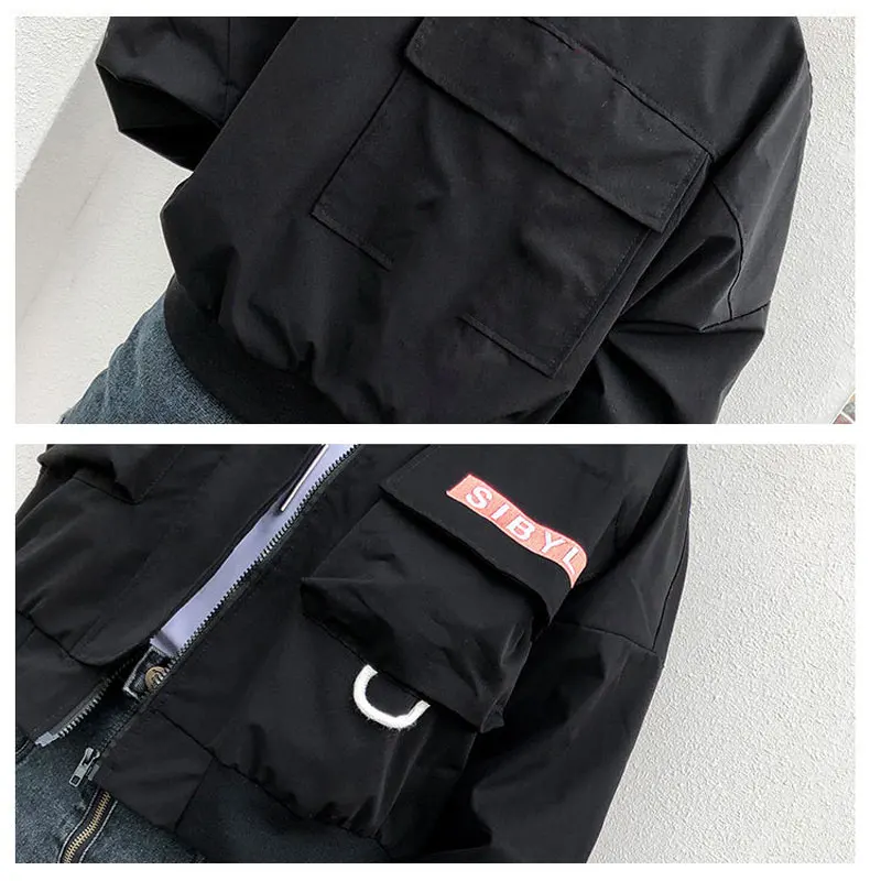 

Spring Fashion Contrast Color Jackets Women Casual Zipper Long Sleeve Patchwork Short Coat 2021 Streetwear Baseball Jacket women