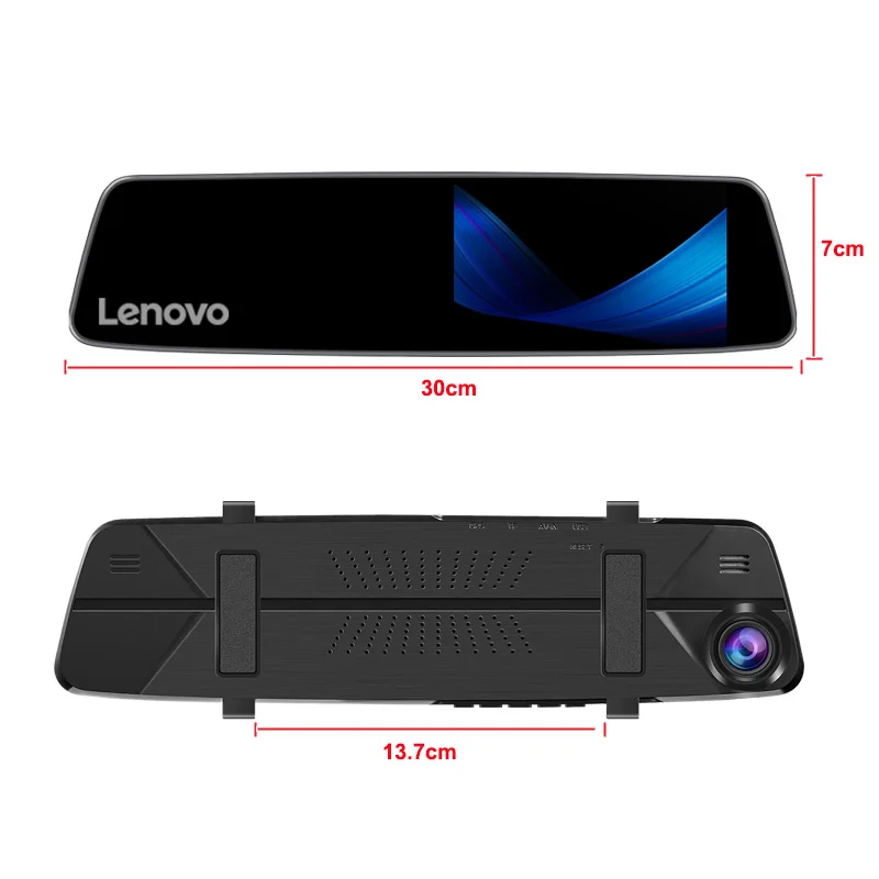 Оригинальное lenovo 4,3 ''зеркало заднего вида с 16 Гб TF камерой, видеорегистратор Full HD 1080P ips, сенсорный экран, ночное видение, Автомобильные видеорегистраторы, видеорегистраторы