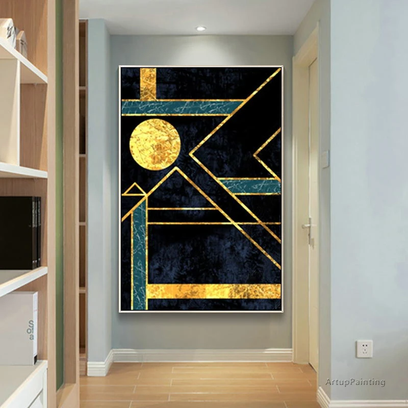 Ручная роспись оригинальный акриловый холст картина маслом абстрактная морская