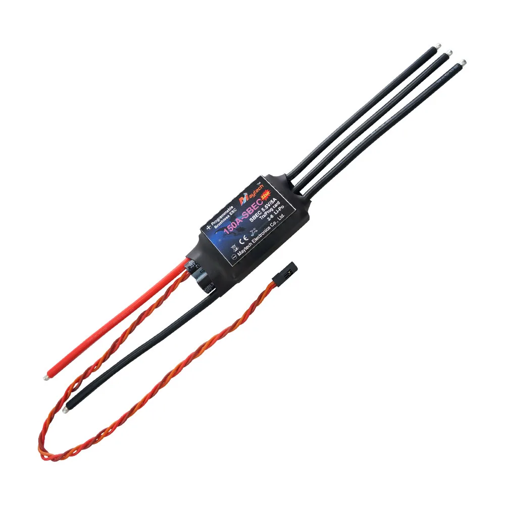 

Maytech MT150A-SBEC-FP32 150A 6S Rc Самолеты ESC Скорость контроллер для Электрические Самолеты планер
