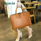 GAGACIA-коричневая кожаная сумка через плечо для женщин; Для ноутбука; Рабочие сумки; Дизайнерские сумки для офиса; Дамские роскошные сумки; Портфель; Женские сумки