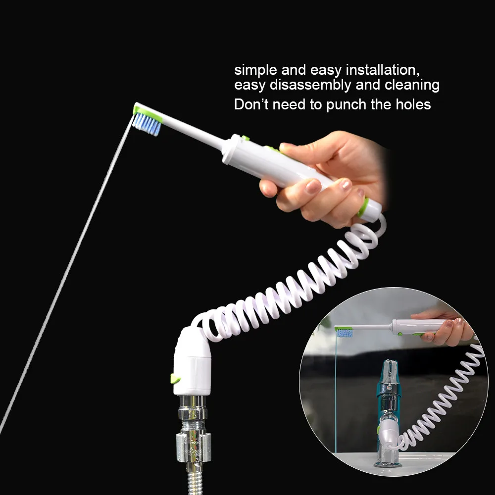 

Kraan Monddouche Tandenborstel Hoofd Nozzle Tandheelkundige Waterstraal Tips Bleken Implementeren Irrigatie Floss Orale Schoon
