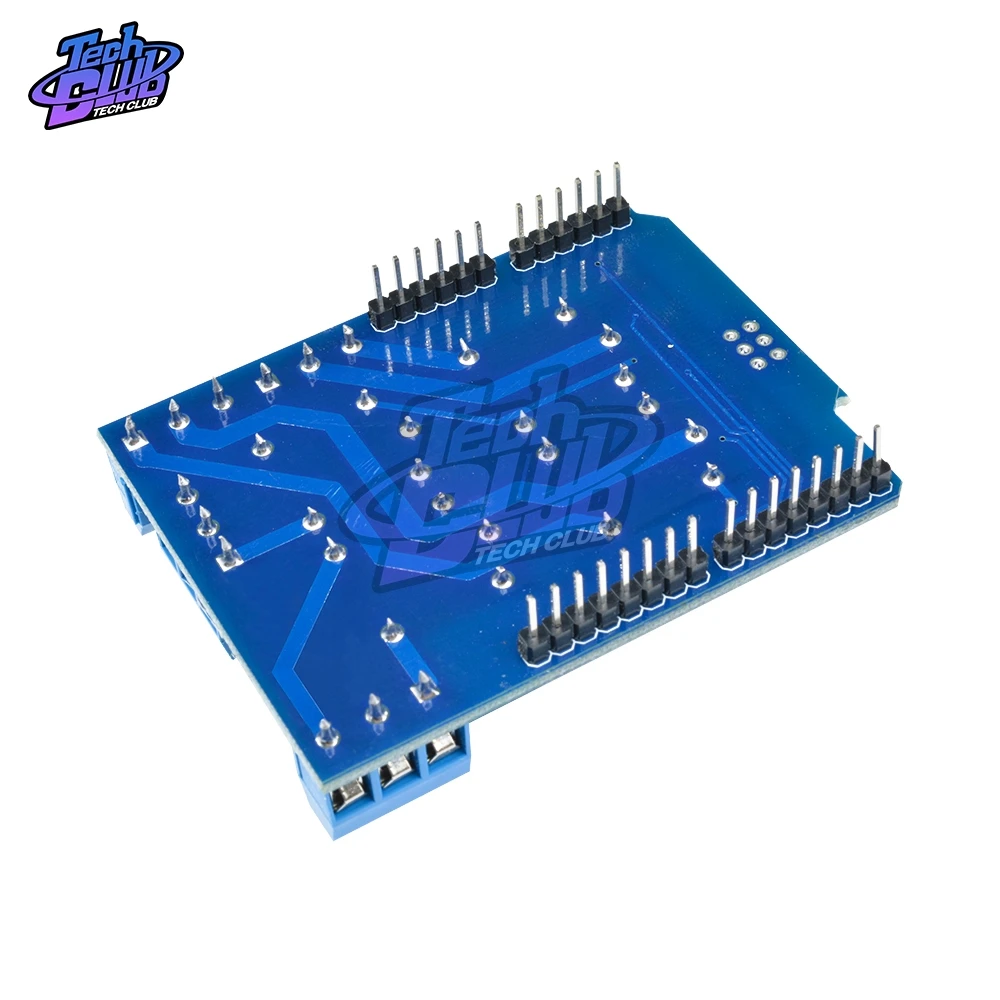 DC 5V 4-канальный Релейный Щит макетная плата 4-Канальный переключатель управления
