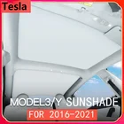 Солнцезащитные козырьки для Tesla, модель 3 17-21, модель Y, лобовое стекло, люк на крышу, световой фонарь, затеняющая сетка, обновление, солнцезащитные козырьки, стекло для крыши, солнцезащитный