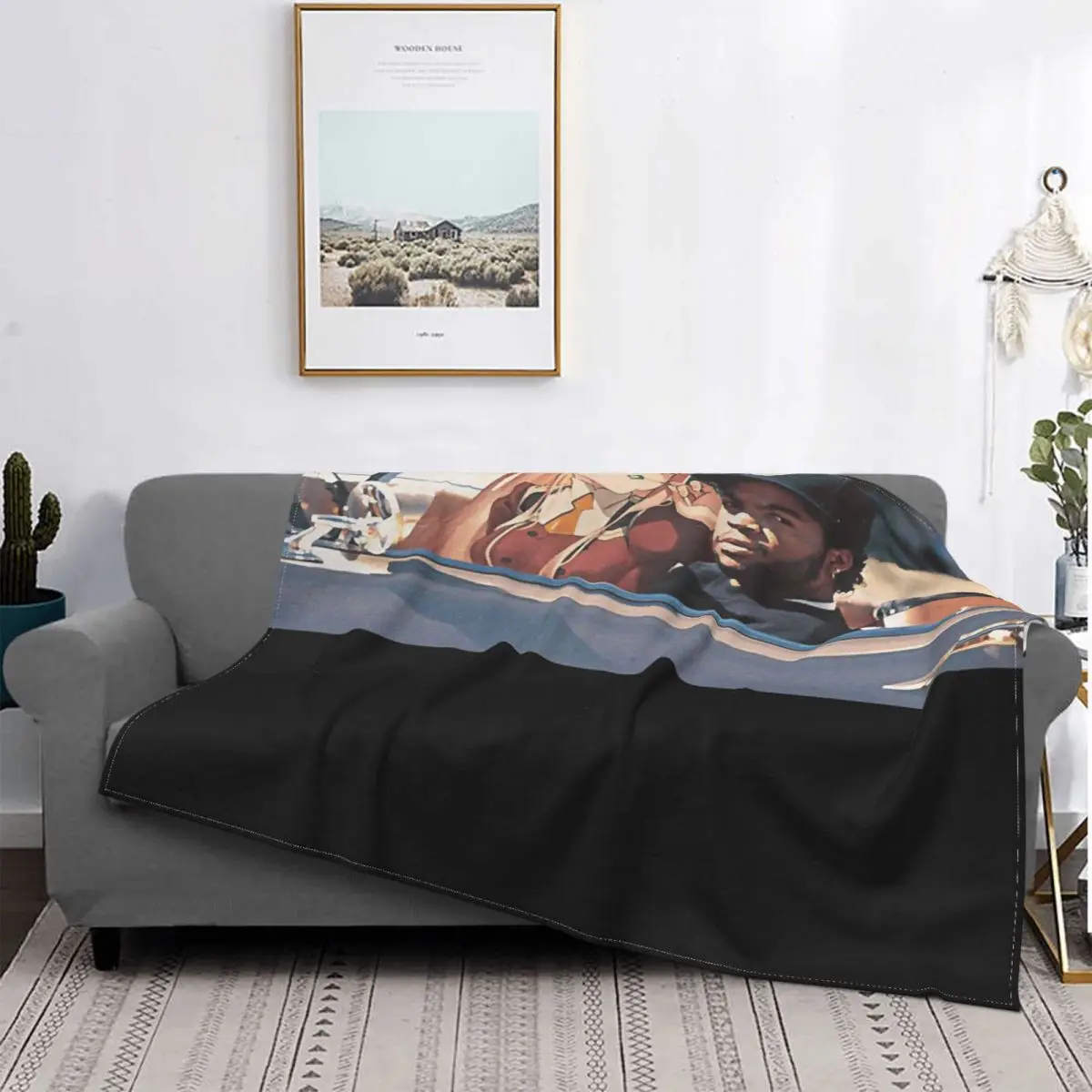

Manta de conducción con My Darling, colcha a cuadros para cama, manta polar a cuadros mullida, colcha de Picnic