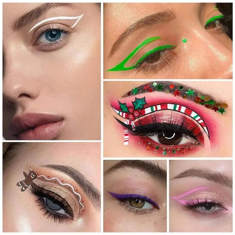 

14pcs Eyeliner Set Professional Women Ultimate Black Liquid Eyeliner Long-lasting Waterproof Quick-dry Eye Liner Makeup Beauty