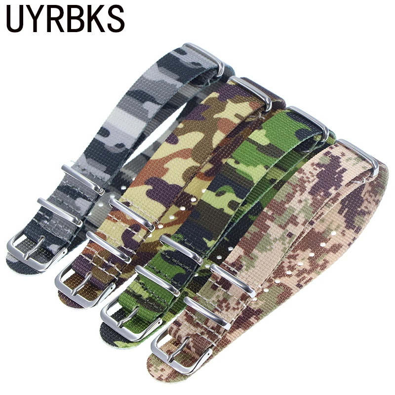 High Quality Nato Style Nylon 18mm 20mm 22mm Watch Band James Bond 007 Military Casual Watch Strap Army Sport Watch Band