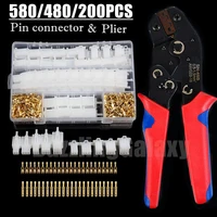 580380200pcs 23469pin wire connector plier car electrical male female terminals plug splice automotive boat motorcycle