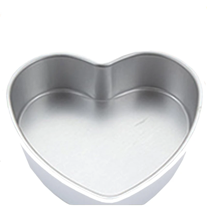 Алюминиевая форма в форме сердца для выпечки тортов инструмент простая