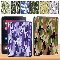 for apple ipad 8 2020 8th gen 10 2 a2270 a2428 a2429 a2430 anti fall camouflage pattern plastic protective casestylus