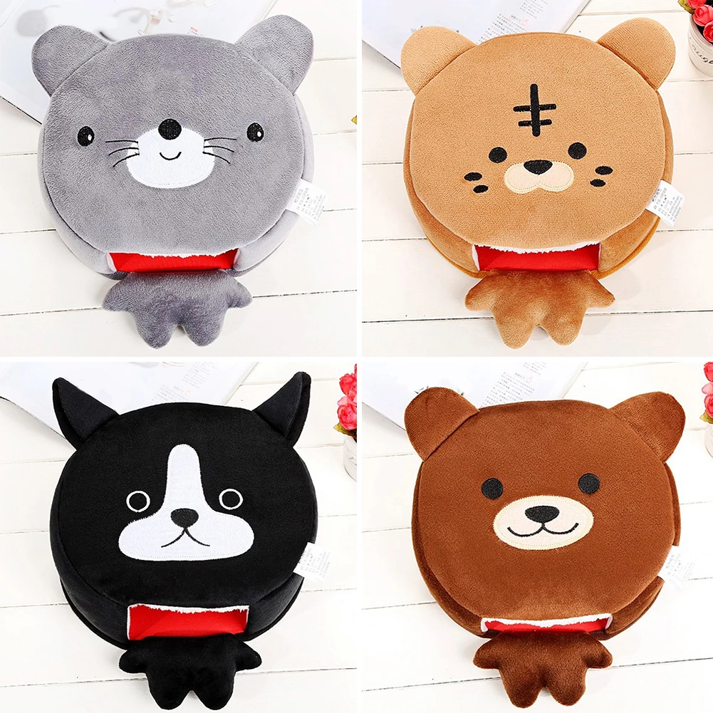

Cute Soft Cushion USB Heated Cartoon With Wrist Rests Animal Mouse Pad Home Universal Winter Plush Hand Warmer Office