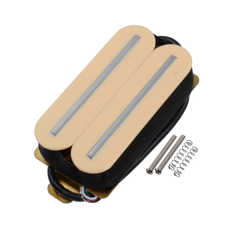 1pcs elektrische gitarre humbucker dual coill dual schiene gitarre pickup mit 57mm stahl pole schwarz weiß elfenbein grün rot free global sh