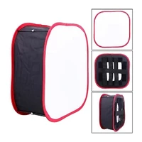 portable collapsible softbox 40x40cm led light panel diffuse light room for yongnuo yn600 yn900 lighting modifier