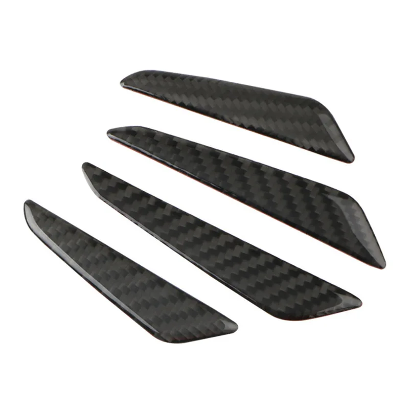 Углеродное волокно Стайлинг молдинги Автомобильная дверь бампер полоса