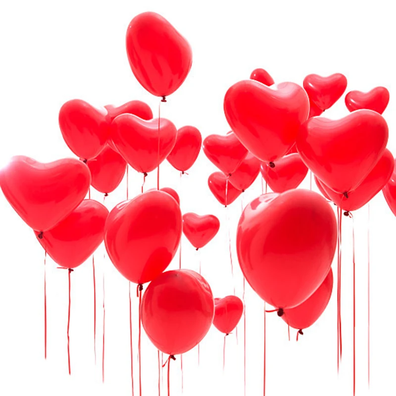 12 дюймов Новый сердец воздушных шаров Цвет конфеты латексные воздушные шары с