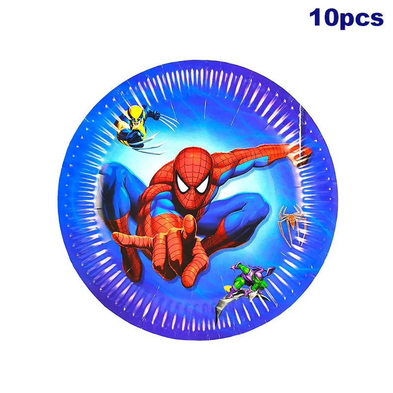 Новинка украшение для вечеринки в честь Дня Рождения Ребенка Человек паук баннер