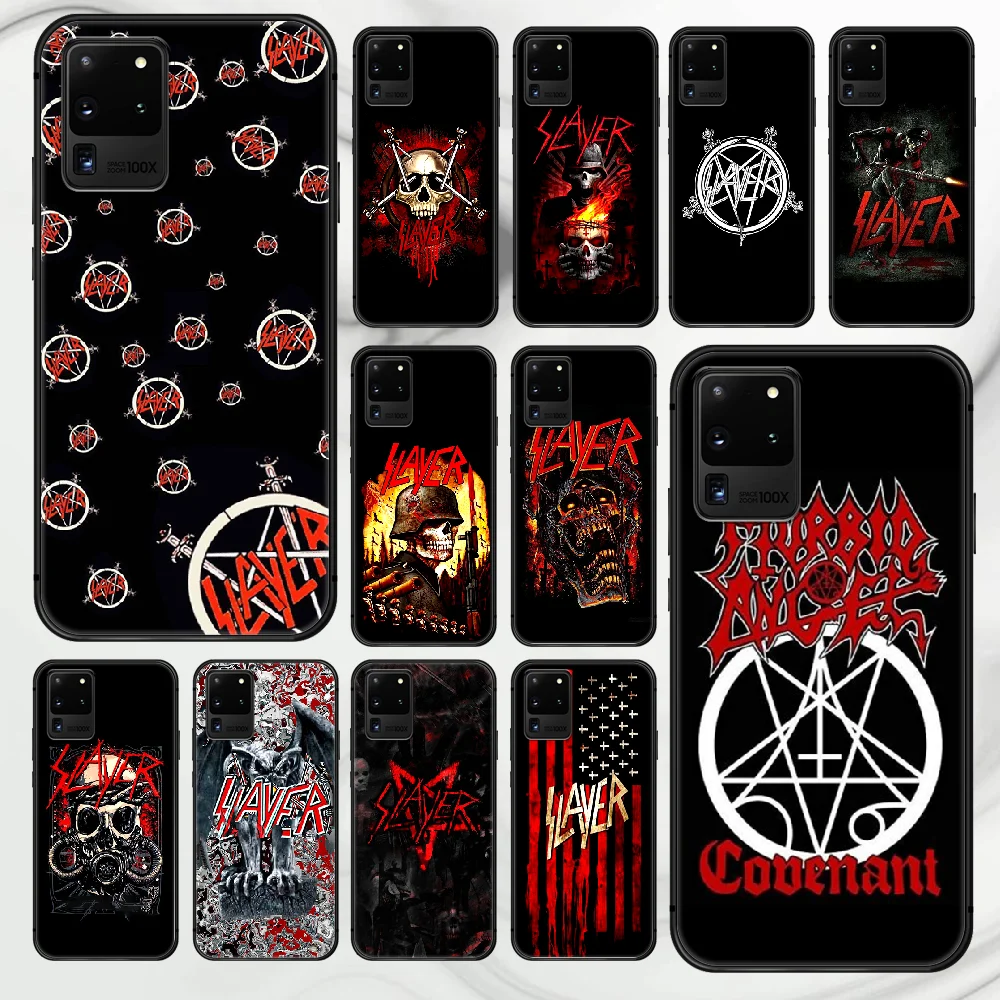 Чехол для телефона Slayer с металлическим ремешком чехол Корпус Samsung Galaxy S 7 8 9 10 e 20 FE