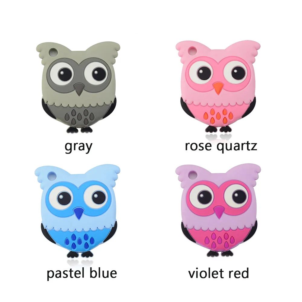Силиконовая подвеска LOFCA Сова соска 10 шт. украшение из искусственного пищевого