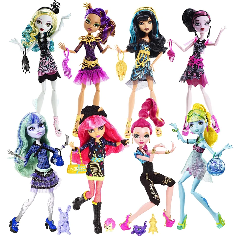 

Original Monster High Doll Accessories Ghouls Rule Frankie Stein Doll Frights Abbey монстер хай оригинал Toy Girl Birthday Gift