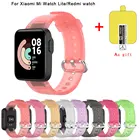 Силиконовый ремешок для смарт-часов Xiaomi Mi Watch Lite, сменный спортивный браслет, пленка для ремешка для часов Redmi