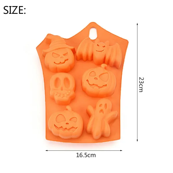 Хэллоуин креативный Торт Помадка Декор шоколадом силиконовая форма домашняя