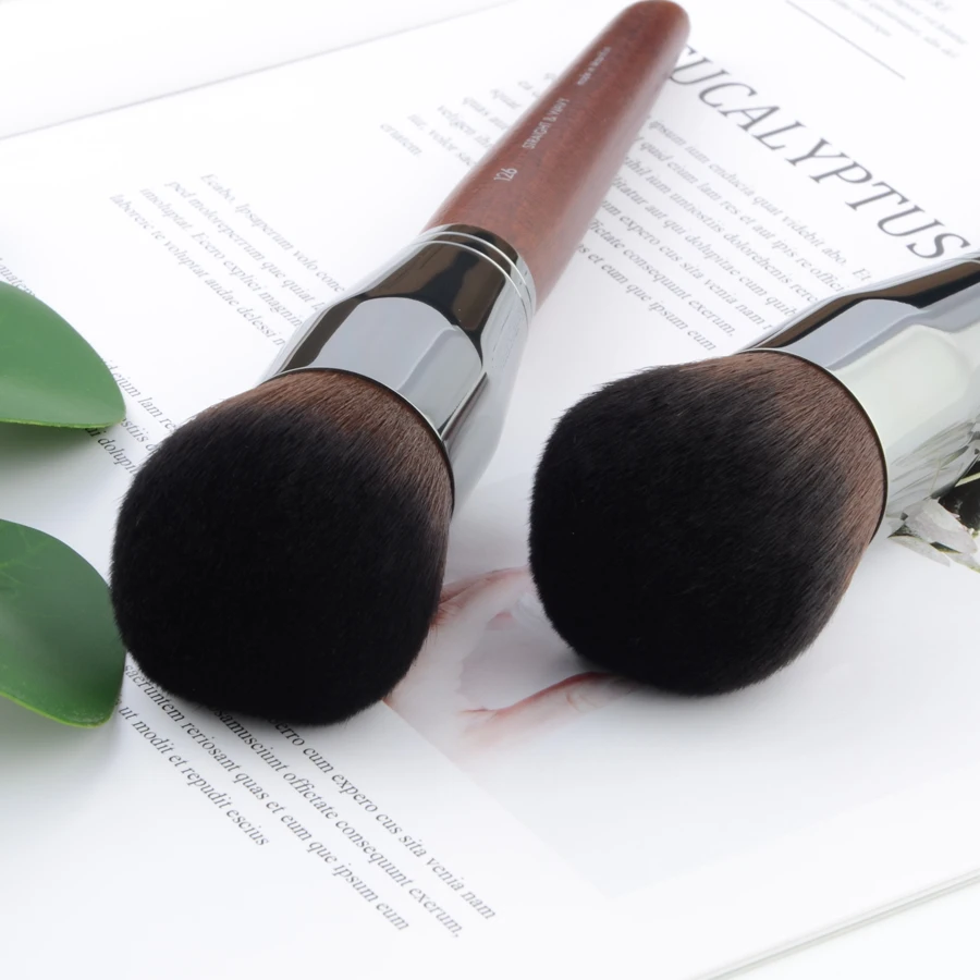 Большая кисть для контурного макияжа #126 1 шт. румян из натурального дерева