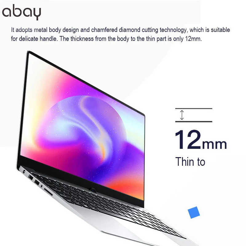 Intel Core i7 4500U Gaming Laptop Ultra-thin Full Screen Notebook Office Work 2 orde  Laptops 15.6 inch Large Screen PC Compute