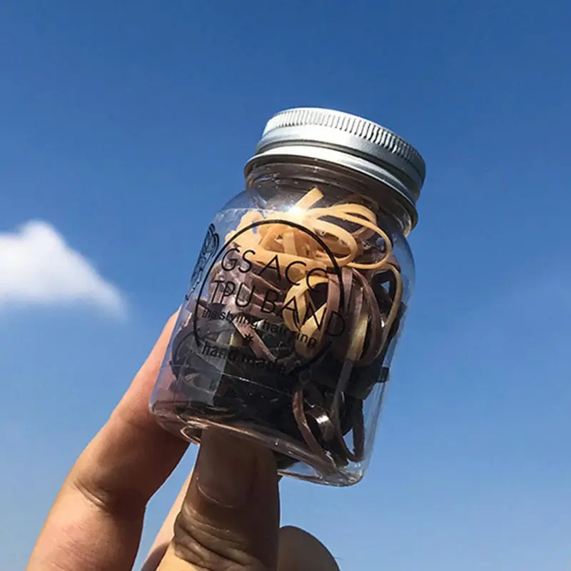 Резиновая лента для волос Одноразовая градиентная эластичная 110 120